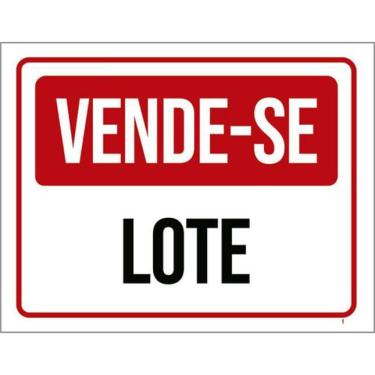 Imagem de Kit 3 Placas Vende-Se Lote 36X46