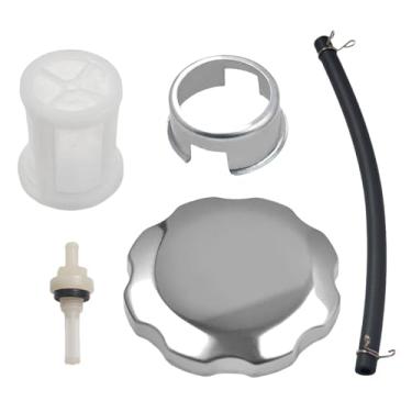 Imagem de VCUJSUC Tampa do tanque de combustível de gás para Predator 212cc para Coleman CT200U CT200U-EX BT200x Baja Warrior MB200 Doodlebug DB30 GX340 GX390 GX160 GX200 420cc 168F 196cc 200cc motor gerador