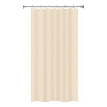 Imagem de Cortina Box Banheiro Cores Lisas 1,80 X 2,00 100% Pvc Forte Antimofo Chuveiro (Bege)