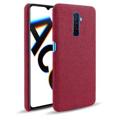 Imagem de Capa para OPPO X2 PRO,Capa desenhada em lona,Case Protetora Ultrafina com Empunhadura Macia,Design em Tecido Antichoque e Antiarranhões-Red