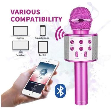 Imagem de Karaokê em Casa: Microfone Bluetooth para Pequenos Cantores! - BBG