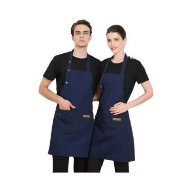 Imagem de Avental de Cozinha Unissex Fino e Confortável - Ideal para Chefs, Rest