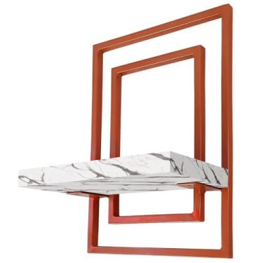 Imagem de Prateleira Quadro Nicho de Parede Decorativo Torun - cobre/vulcano