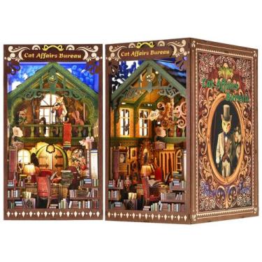 Imagem de Book Nook Kit ETKVR Book Nook Kits para adultos DIY Booknook