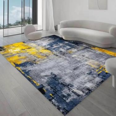 Imagem de Tapete de tecido altamente elástico para sala de estar, decoração de piso para casa, quarto, tapete de brincar, pelúcia macia (200x250 cm/alta elasticidade A)