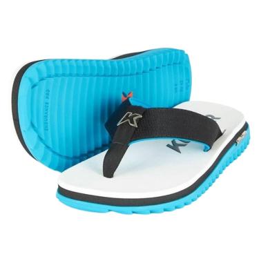 Imagem de Chinelo Sandália Kenner Kivah Line Sport Branco/Azul/Preto 1300062304-7