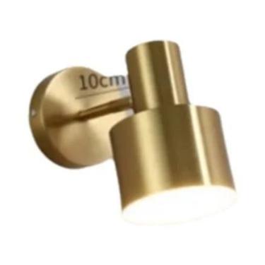 Imagem de Arandela De Parede LED Dourada Moderna Para Quarto Lâmpada De Cabeceir