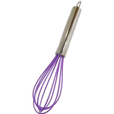 Imagem de Batedor de Claras Silicone 21cm Roxo N2345492 - Quanhe