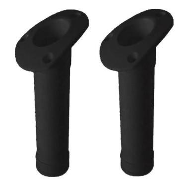 Imagem de Porta Caniço Varas Embutir Inclinado Barco Caiaque Pr Kit 2 - Noster