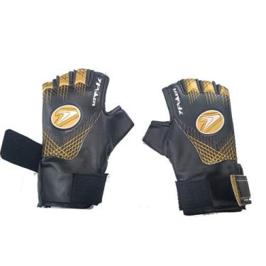 Imagem de Luva de Futsal Infantil Poker Training FOCUS, Dourado, 7