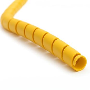 Imagem de Electriduct Protetor de mangueira de plástico flexível HDPE com espiral resistente de 7,6 cm - Amarelo