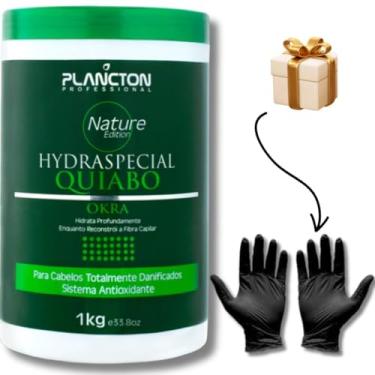 Imagem de Professional Máscara Hydraspecial Quiabo Nature Edition,Plancton Tratamento Capilar Antioxidante para Cabelos Danificados, 1kg