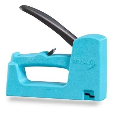 Imagem de Grampeador Rocama Pinador 80/F Com 500 Grampos E 480 Pinos, Azul