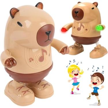 Imagem de Brinquedo Robô Capivara Dançante com Luz LED e Música | Robô Interativo e Educativo | Brinquedo Infantil Divertido | Movimento, Som e Cores | Para Crianças +3 Anos.