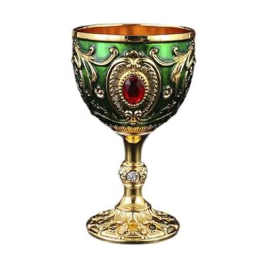 Imagem de predolo Taça de água em, pequena xícara para beber, mini cálice, copo de vinho para amantes de bar, Ouro Verde