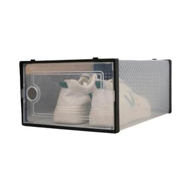 Imagem de Caixa De Armazenamento Para Tênis De Basquete De Plástico Com Moldura 