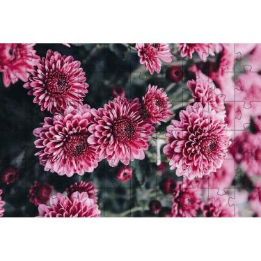 Imagem de 2 Quebra-Cabeças Inclusivos 60 Peças Flores Mentes