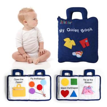 Imagem de Brinquedo de viagem Busy Book Jollybaby My Quiet Book de 1 a 3 anos az