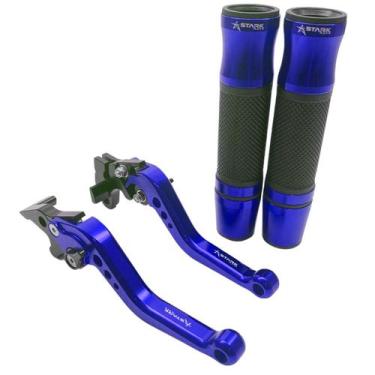 Imagem de Kit Manete Manopla Esportivo Yes Gsr Intruder 125 Gsr 150i - NoBrand, 