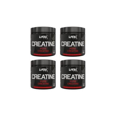 Imagem de 4x Creatina Pura 150g (600g) Monohidratada Dark Lab, 4x potes 150g