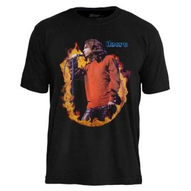 Imagem de Camiseta The Doors Unissex Estampada Banda Rock Clássico  Stamp Algodã