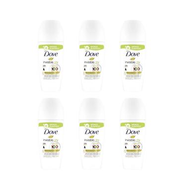 Imagem de Desodorante Roll-On Dove 50Ml Fem Invisible - Kit C/6Un