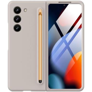 Imagem de Capa protetora à prova de choque para Samsung Galaxy Z Fold 7 com caneta S Pen e protetor de tela integrado, compatível com carregamento sem fio MagSafe, capa protetora à prova de choque para Samsung