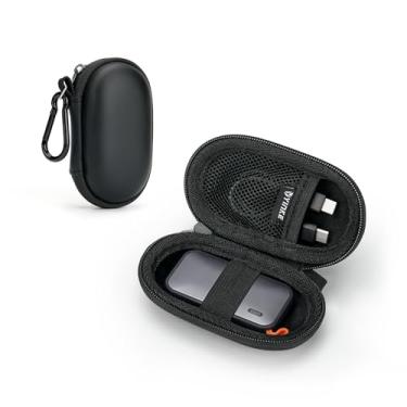 Imagem de Capa SSD portátil para SSK SSD TB Externa Unidades de Estado Sólido Externo 1TB 2TB 250GB 500GB, EVA Travel Storage Capa Protetora de Disco Rígido PU Resistente à Água