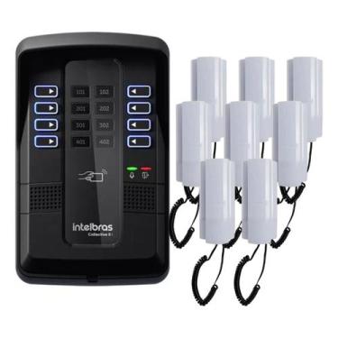 Imagem de Kit Porteiro Collective 08 Intelbras Com 08 Pontos