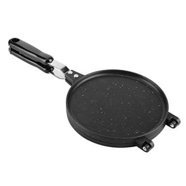 Imagem de Máquina de panqueca de 18 cm forma redonda de liga de alumínio para sorvete de cone antiaderente para ovos pãezinhos de waffle molde de assar panela ferramenta de cozimento de cozinha