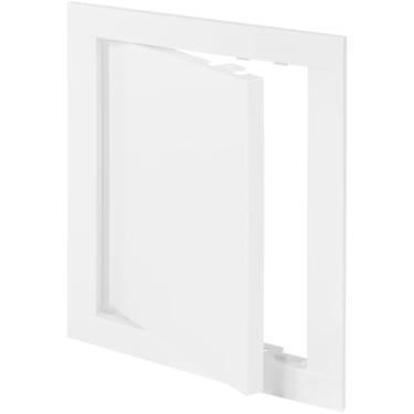 Imagem de Vent Systems Painel de acesso de 15 cm x 20 cm - Portas de fácil acesso - Plástico ABS - Painel de acesso para drywall, parede e teto elétrico e tampa de porta de serviço de encanamento branco