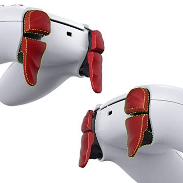 Imagem de playvital Kit De Extensão Botões Ombro Dune 2 Pares Para Controle Ps5, Extensores Para-Choque Ps Portal, Ajustadores Melhoria Jogo Edge - Vermelho Escarlate
