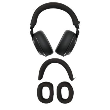 Imagem de [2 conjuntos] para Bowers & Wilkins Px7 S3, capa protetora de silicone NOUKAJU , acessórios para fones de ouvido, almofadas de silicone e faixa de cabeça, capa para fones de ouvido B&W Px7 S3 (preto)