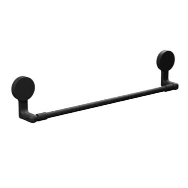 Imagem de Porta-Toalha com Adesivo Preto Fosco Astra