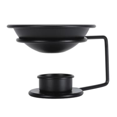 Imagem de Melter de cera de ferro Profissional Condução de calor rápido queimador de óleo essencial com suporte para pente de popa de vela de cera