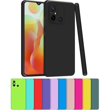 Imagem de Capa Capinha Case Para Xiaomi Redmi 12C Silicone Aveludada Com Proteção De Câmera (ROSA IOGURTE)