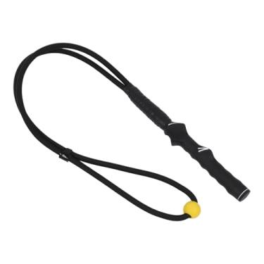 Imagem de ZAWELIYO Treinador de Velocidade de Balanço Ajustável Com Bola, Taco de Aquecimento Profissional de Beisebol de Golfe, Treinador de Golfe de Nylon Borracha para Memória Muscular do Braço (Preto)