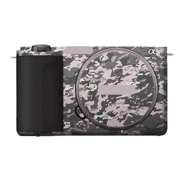 Imagem de Película de vinil antirriscos para câmera Sony ZV-E10 II filme de desenho animado protetor corporal casaco acessórios de fotografia adesivo E10 Mark II (Camuflagem de campo)