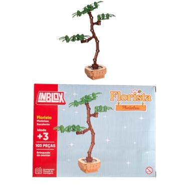 Imagem de Bloco De Montar Flores Bonsai 103 Peças Medidas Da Caixa 18,5 x 14,3 x 4,8 cm Colecionável