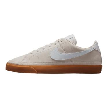 Imagem de Nike Tênis feminino Court Legacy Low (IH0580-030, Phantom/Gum Yellow/Branco), Phantom/Gum Yellow/Branco, 36
