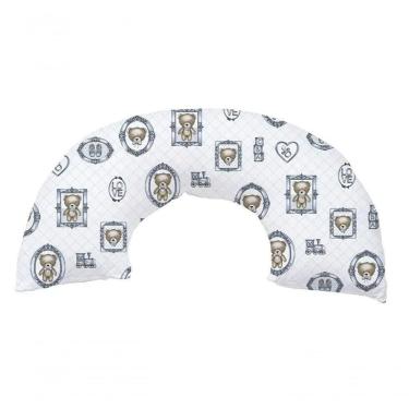 Imagem de Almofada De Amamentação Em Malha Com Zíper Yan 45cm X 85cm Tecebem Guilherme