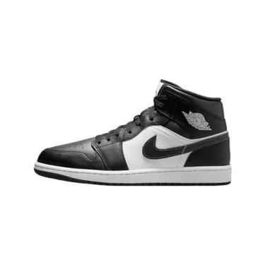 Imagem de Nike Tênis Masculino Air Jordan 1 Mid (Dq8426-010, Preto/Branco Summit/Off Noir) Tamanho 9,5