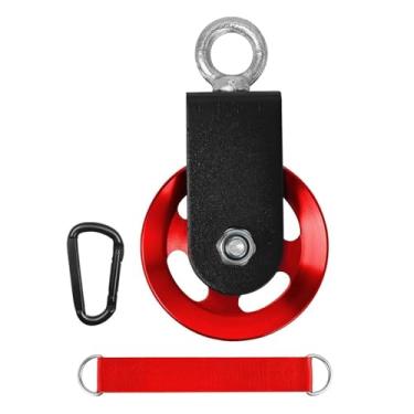 Imagem de UGPLM de polia de fixação de polia de cabo faça você mesmo, acessórios de rotação de 360 ​​graus, equipamento de exercício, roda pulldown para