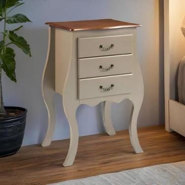 Imagem de Cômoda Bombê Grande de Madeira com 3 Gavetas - Meyer Móveis