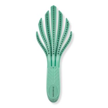 Imagem de Escova De Cabelo Desembaraçante Formato Árvore Marco Boni, Verde