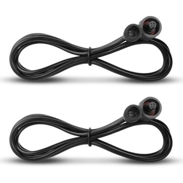 Imagem de ZJUSDO Fio de extensão de luz de rock, cabo de extensão LED de 4 pinos, kits de realce neon RGB cabo de extensão de luz LED para caminhões, motocicletas, carros, quadriciclos, luzes de rocha