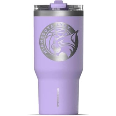 Imagem de Hydrapeak Copo Minnesota Lynx de 740 ml oficialmente licenciado pela WNBA com tampa de canudo, compatível com porta-copos, copo isolado à prova de vazamento
