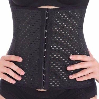 Imagem de Cinta Espartilho Corset Corpete Modeladora Redutor Cintura (Preto, 42)