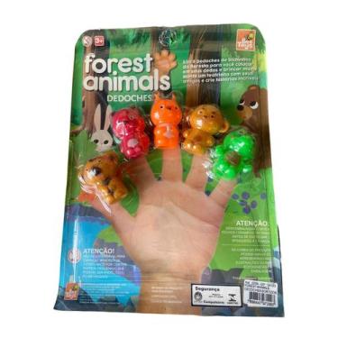 Imagem de Kit 5 unidades Brinquedo Dedoches Animais Sortidos - Lynx produções, u