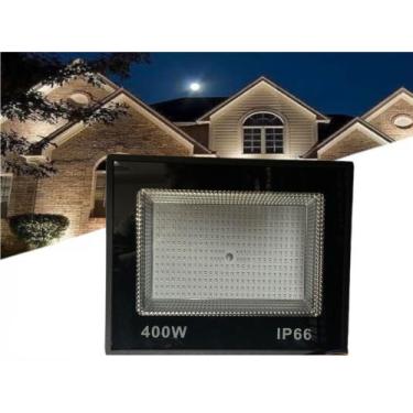 Imagem de Refletor Holofote LED 400w Branco Frio Ip66 a prova dagua - Aaatop